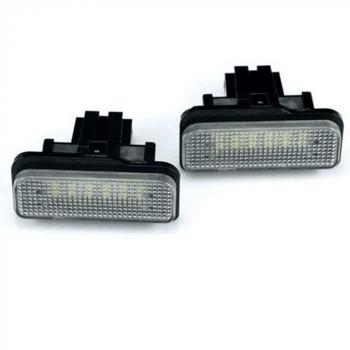 Set lampi LED numar dedicate MERCEDES BENZ W203, W211, W219, R171 -Class