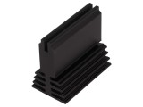 Radiator extrudat negru 50x29.4x45mm 4.5K/W