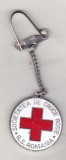 bnk jc Romania - breloc - Societatea de Cruce Rosie din RSR