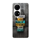 Husa compatibila cu Huawei Nova Y70 model Makin&amp;#039; dreams come true, Silicon, TPU, Viceversa, Transparent, Carcasa