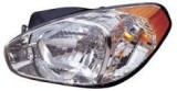 Far Hyundai Accent (Mc), 09.2006-01.2010, Electric, tip bec H4, omologare ECE, fara motoras, 92102-1E040; 92102-1E041; L92102-1E088, Dreapta