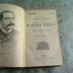 OEUVRES CHOISIES DE RUDYARD KIPLING (CARTE IN LIMBA FRANCEZA)