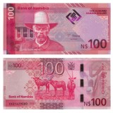 NAMIBIA █ bancnota █ 100 Dollars █ 2025 █ P-23 █ UNC █ necirculata