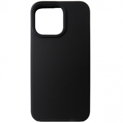 Husa tip capac spate Prio neagra, policarbonat si TPU, pentru Apple iPhone 15 Pro Max foto