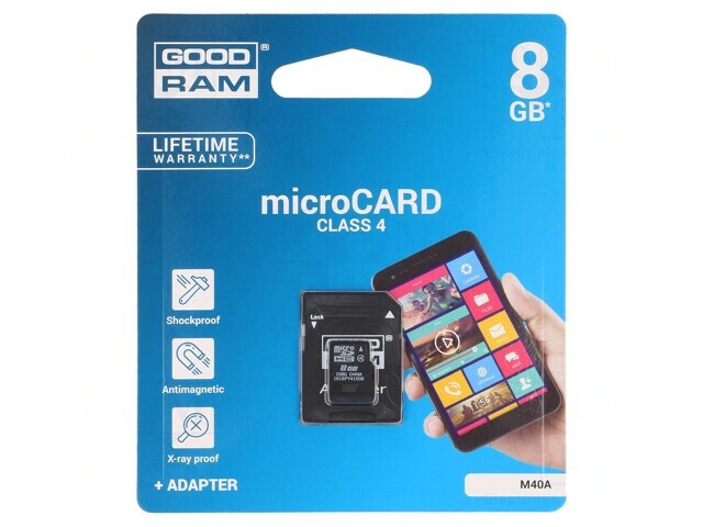 Card de memorie microSDHC 8GB Class 4 15MB/s