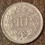 C50 - Moneda foarte veche - Elvetia - 10 rappen - 1984