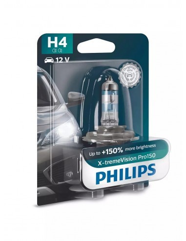 Bec auto Philips H4 Xtreme Vision Pro +150% 12V 55W
