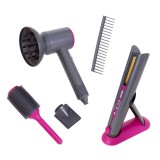 Set de coafat si uscat parul, de jucarie, Sunman, 6 piese