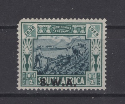 Africa de Sud-Vest - Pionierii 1938 supratipar, 1 1/2 d MNH foto