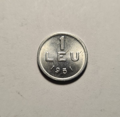 1 leu 1951 UNC foto