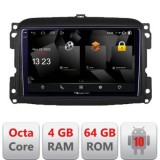 Navigatie Fiat 500 2015-2021 5510-500new Android Octa Core 720p 4+64 DSP 360 camera carplay android auto CarStore Technology