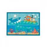 Puzzle 3D, Scratch, 2 In 1, Ocean, 30 Piese