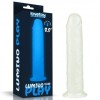 Dildo Fosforescent cu Ventuza Lovetoy Lumino Play 21cm, Realist, Albastru, Silicon Flexibil