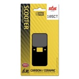 SBS - Plăcuțe de fr&acirc;nă 105CT pentru scuter [Carbon / Ceramic]