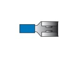 Papuci electrici izolati, tata, albastru Plat, terminale pe cablu, 8,0x0,8mm, lungime 25,5 mm, crimpat, 544, 10 buc. la blister Carpoint AutoDrive Pro