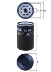 MAHLE OC 479 Filtru ulei foto