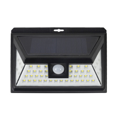 Resigilat : Lampa solara LED PNI GreenHouse WS12, 240 lm, unghi PIR 110 grade, acu foto