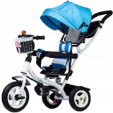 Tricicleta cu scaun rotativ,Ecotoys,Albastra