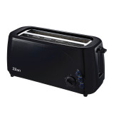 Prajitor paine dublu Zilan ZLN-2713, 1400 W, 5 grade rumenire, Functii multiple, Negru