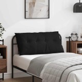 vidaXL Perna pentru spate Negru 100 x 50 cm Țesătură din microfibră 42014776