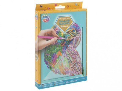 Set creativ DIY, Agenda cu strasuri, Diamond Painting, bufnita, A5 foto