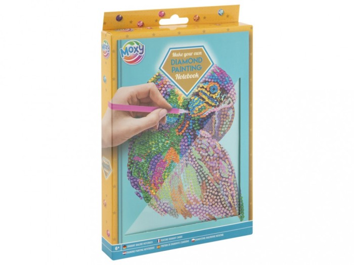 Set creativ DIY, Agenda cu strasuri, Diamond Painting, bufnita, A5