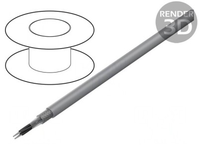 Cablu ecranat 4x1,5mm2 PVC cu tresă cupru cositorit foto
