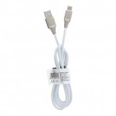 Cablu Date &amp; Incarcare Tip C 2.0 (Argintiu) C128 2m