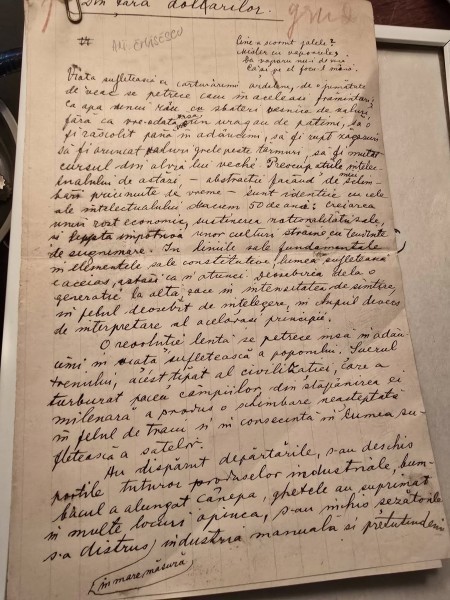 Manuscris, 5 file Artur Enasescu.