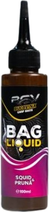 Atractant BUCOVINA Bag Liquid, Squid Pruna, 100ml