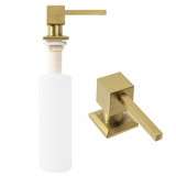 Dozator de săpun gold brush square