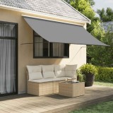 Cumpara ieftin Copertină retractabilă, antracit, 300x150 cm, textil și oțel