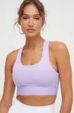 Cumpara ieftin Dkny sutien sport culoarea violet, neted