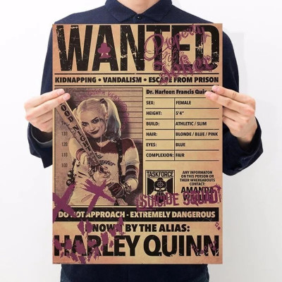 Poster cautat wanted harry quin decor film foto