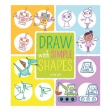 Carte Desen pentru Copii: Draw with Simple Stories - Ghid Pas cu Pas pentru Prescolari cu Unicorni si Printese