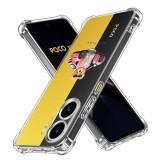 Husa antisoc pentru xiaomi poco x7 pro, airbag pro, transparent, girl power