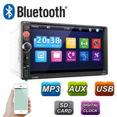 MP3 Player Universal 2DIN Auto cu Radio FM, Touchscreen Display 7 inch, Telecomanda, Bluetooth, USB, MicroSD, Putere 4x45W, Vordon foto