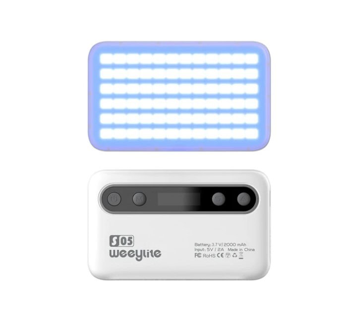 Lampa LED Weeylite S05, 2800K-6800K RGB CRI 95+