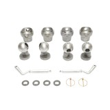 Kit complet nuca basculare pentru remorca 60 mm cu accesorii