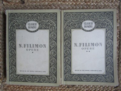 Nicolae Filimon - Opere 2 volume foto