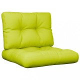 Cumpara ieftin Perne de paleti, 2 buc, verde aprins, material textil