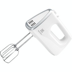 Mixer de mana Electrolux EHM3300 450W 5 viteze Alb foto