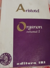 ORGANON VOLUMUL I ARISTOTEL foto