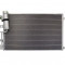 Condensator climatizare Nissan Qashqai/Qashqai +2 (J10), 02.2007-04.2014, motor 2.0 dci, 110 kw diesel, cutie manuala/automata, full aluminiu brazat,