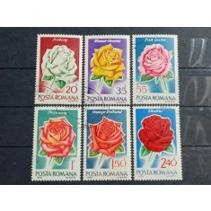 Romania 1970 - trandafiri, serie stampilata