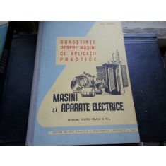 CUNOSTINTE DESPRE MASINI CU APLICATII PRACTICE MASINI ELECTRICE -ENE MARIN