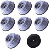 Cumpara ieftin Set 8 picioare pentru masina de spalat si orice tip de mobilier, anti zgomot, antiderapante, 79 mm