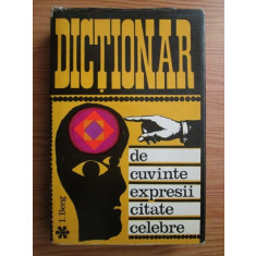 I. Berg - Dictionar de cuvinte, expresii, citate celebre (1968)