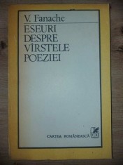 Eseuri despre virstele poeziei- V. Fanache foto