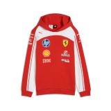 Ferrari hanorac cu glugă pentru copii official Teamline Replica F1 Team 2026 - 164 cm (dětsk&eacute;)